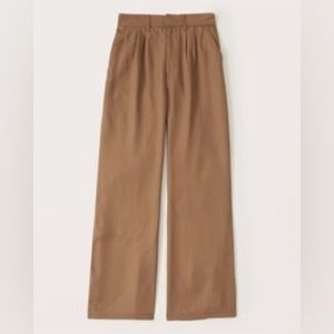 Abercrombie and Fitch Tailored Wide-Leg Pants